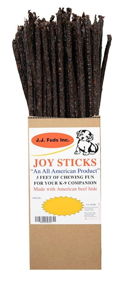 JJ Fuds Beef Joy Sticks Natural Dog Jerky Treats - 80 Count  