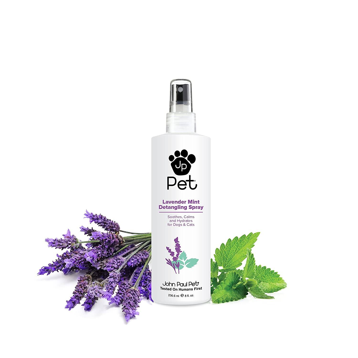 John Paul Lavender Mint Cat and Dog Detangling Spray - 8 oz  