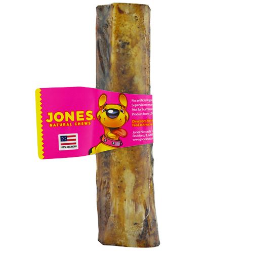 Jones Natural Chews Smokey Meaty Beef Rib Bones Natural Dog Chews - 7 Inch - 50 Count  