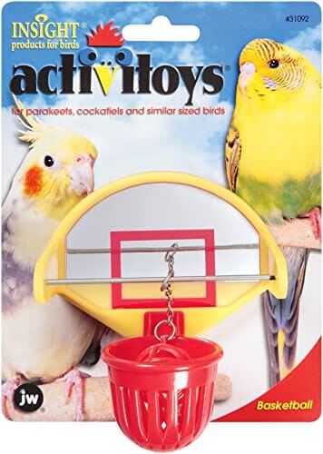 JW Pet Activitoys Birdie Basketball Plastic Bird Toy