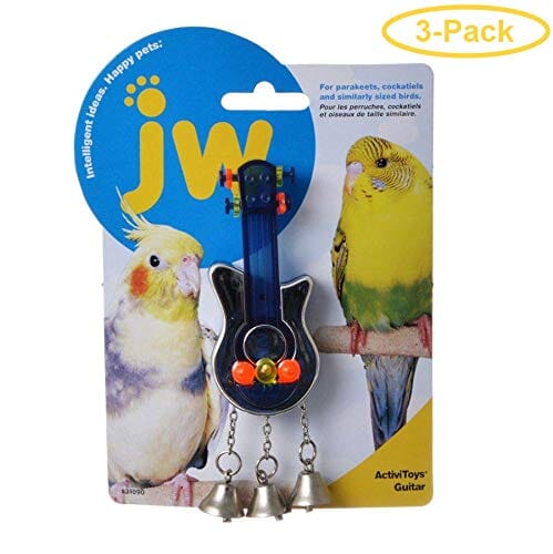 JW Pet Activitoys Guitar Plastic Bird Toy  