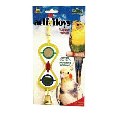 JW Pet Activitoys Hour Glass Plastic Bird Toy