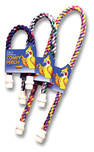 JW Pet Comfy Perch Medium Cable Perch for Birds - 34 X 1.25 X 1.25 In