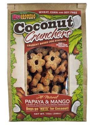 K9 Granola Coconut Crunchers Papaya & Mango Crunchy Dog Treats - 14oz