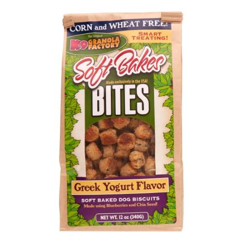 K9 Granola Granola Soft Bakes BITES Greek Yogurt with Blueberries & Chia Seed 12oz Bake...