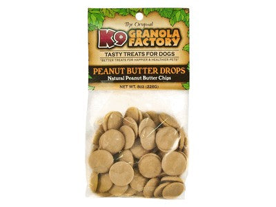 K9 Granola Peanut Butter Drops Crunchy Dog Treats - 8oz  