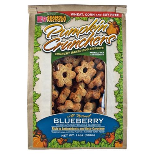 K9 Granola Pumpkin Crunchers Blueberry Crunchy Dog Treats - 14oz  