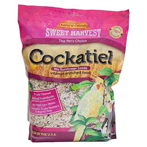 Kaylor of Colorado Cockatiel with No Sunflower Seeds Sweet Harvest Bird Food - 2 lb Bag  