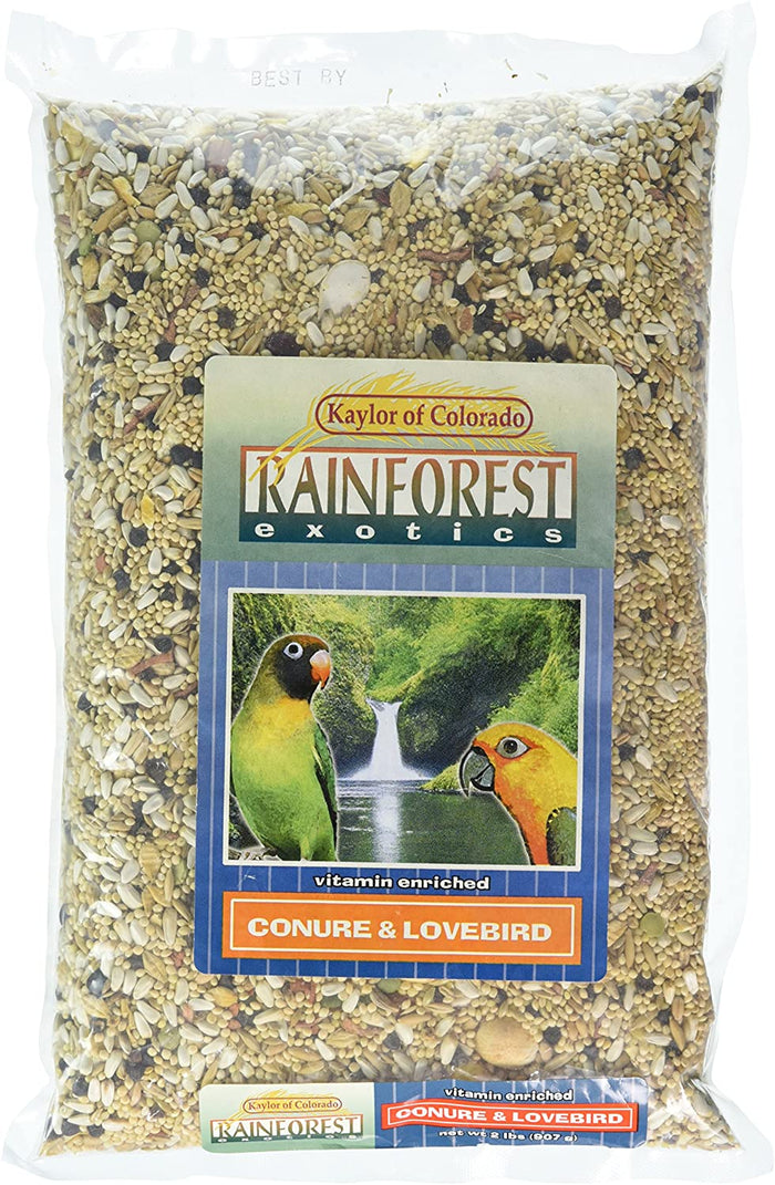 Kaylor of Colorado Conure & Lovebird Rainforest Bird Food - 20 lb Bag
