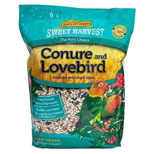 Kaylor of Colorado Conure & Lovebird Sweet Harvest Bird Food - 4 lb Bag  