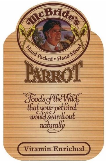 Kaylor of Colorado Parrot McBride's Vitamin Enriched Bird Foods - 20 lb Bag  