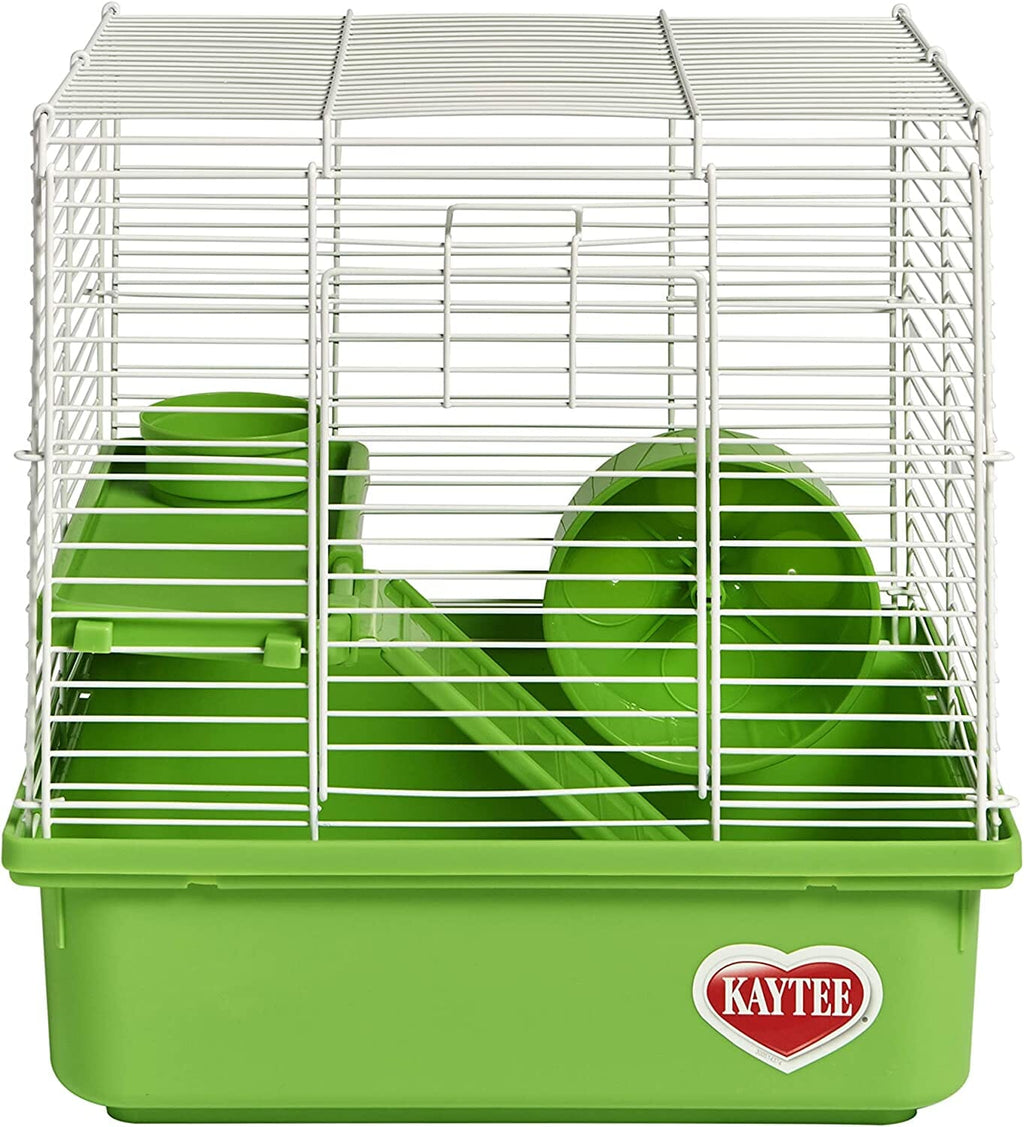 Kaytee 2-Story My First Home Hamster 4ea/13.5 in X 11 in X 14.5 in  