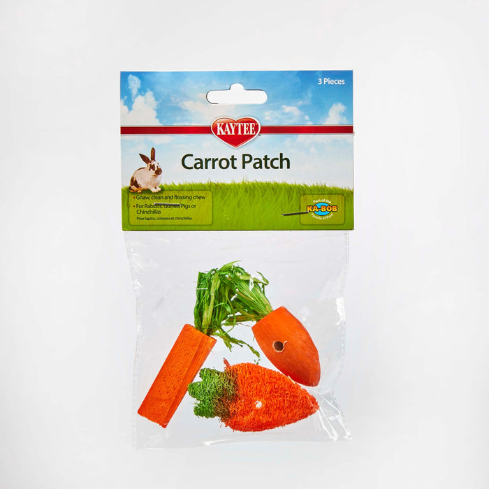 Kaytee Chew Toy Carrot Patch - 3 Pack