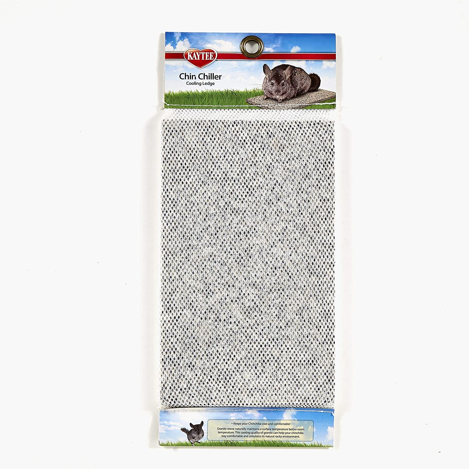 Kaytee Chinchilla Chiller Granite Stone Gray - 6 in X 10 in  