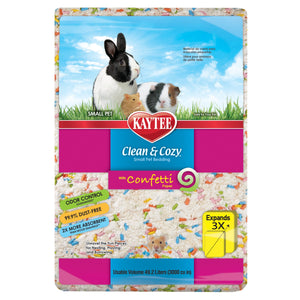 Kaytee Clean & Cozy Confetti Bedding - 49.2 l