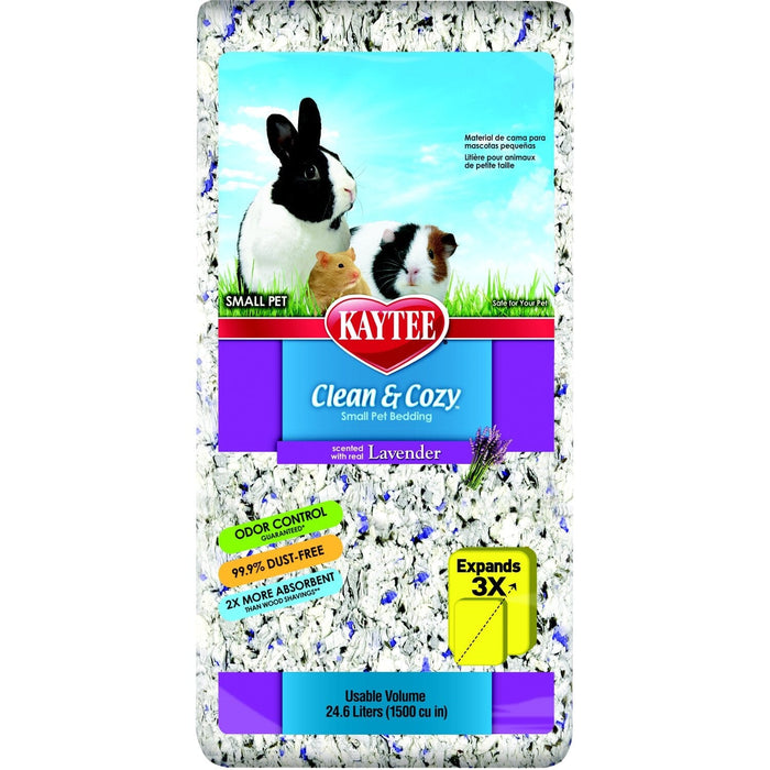 Kaytee Clean & Cozy Lavender Bedding - 24.6 l