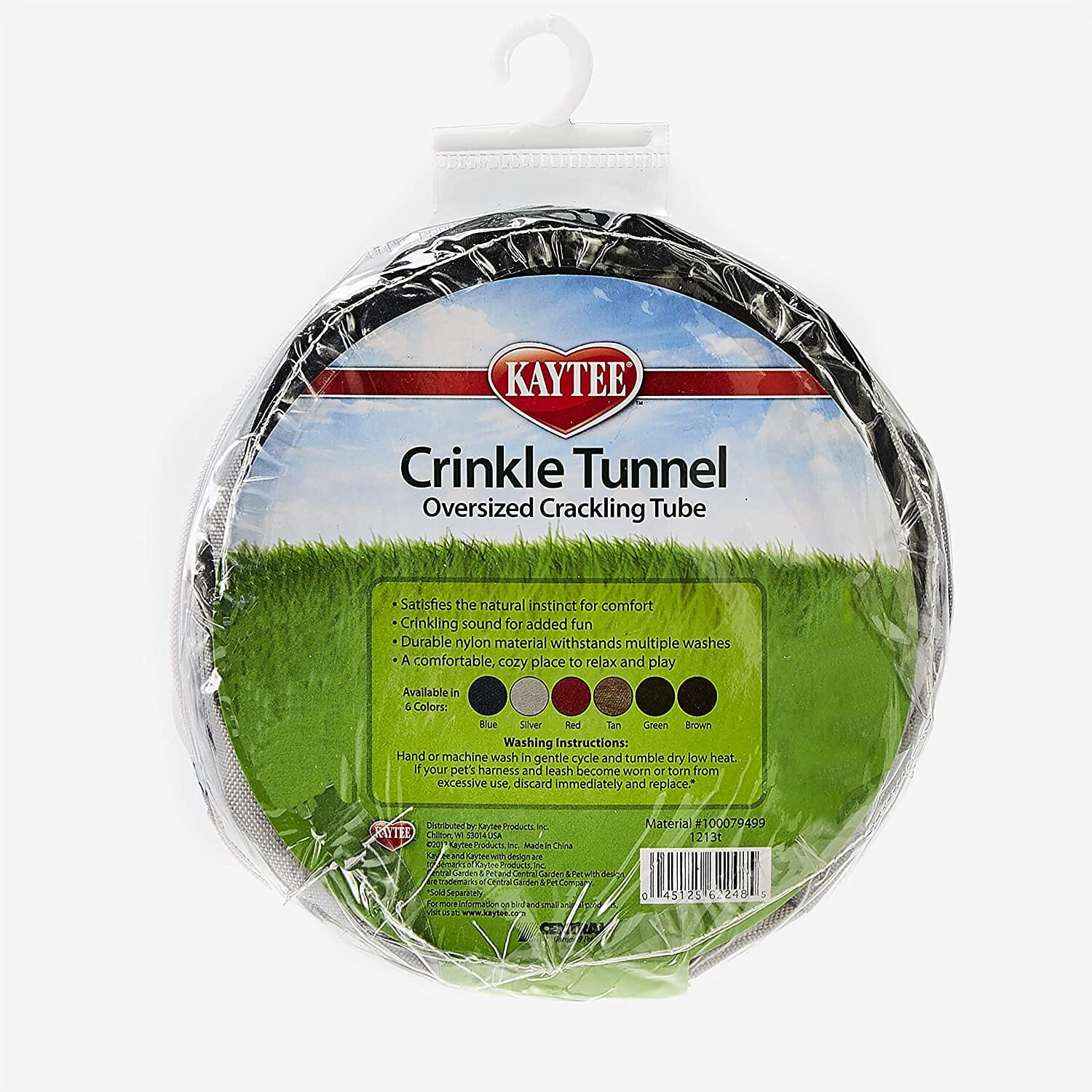 Kaytee Crinkle Tunnel Silver  