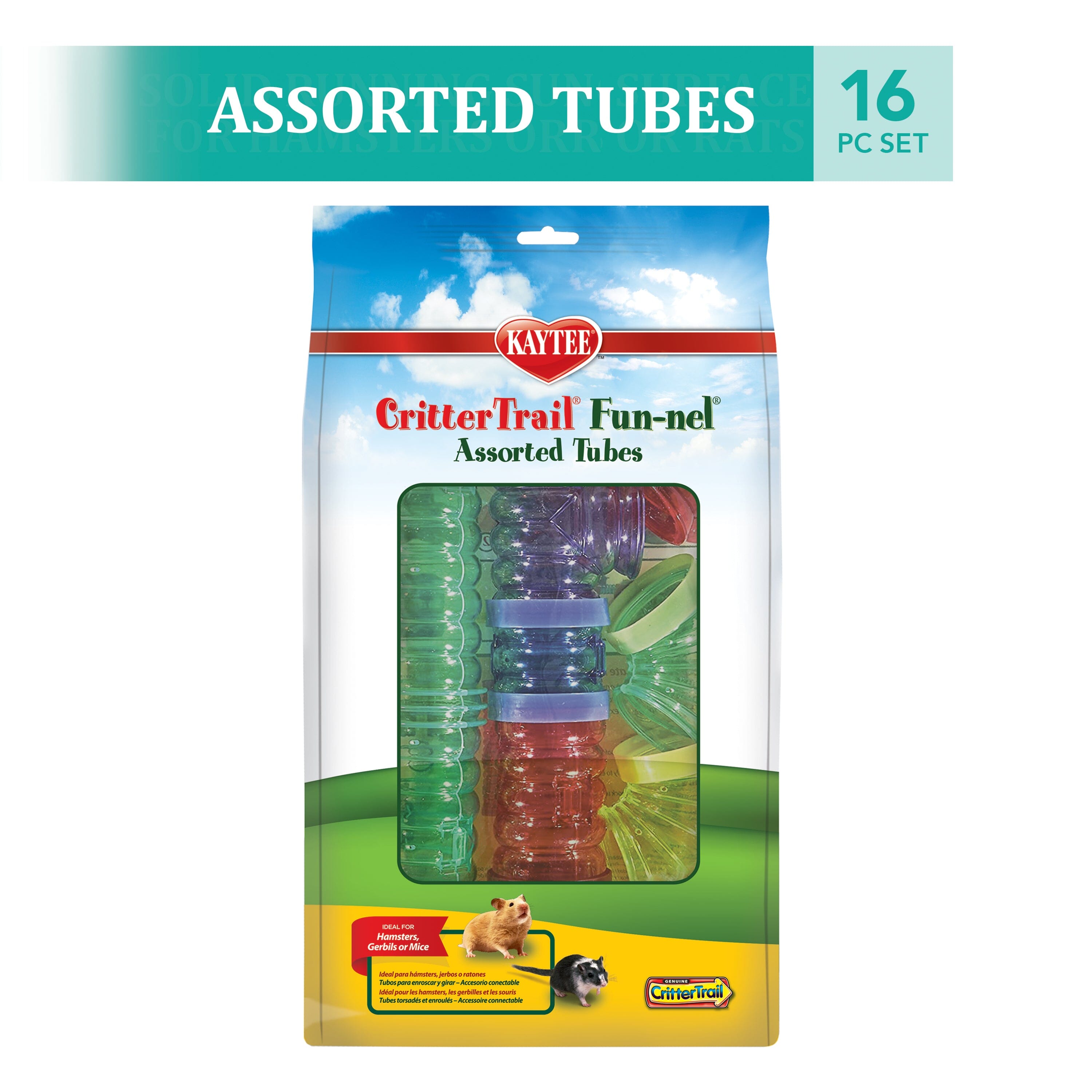 Kaytee CritterTrail Fun-nels Value Pack Assorted Tubes  