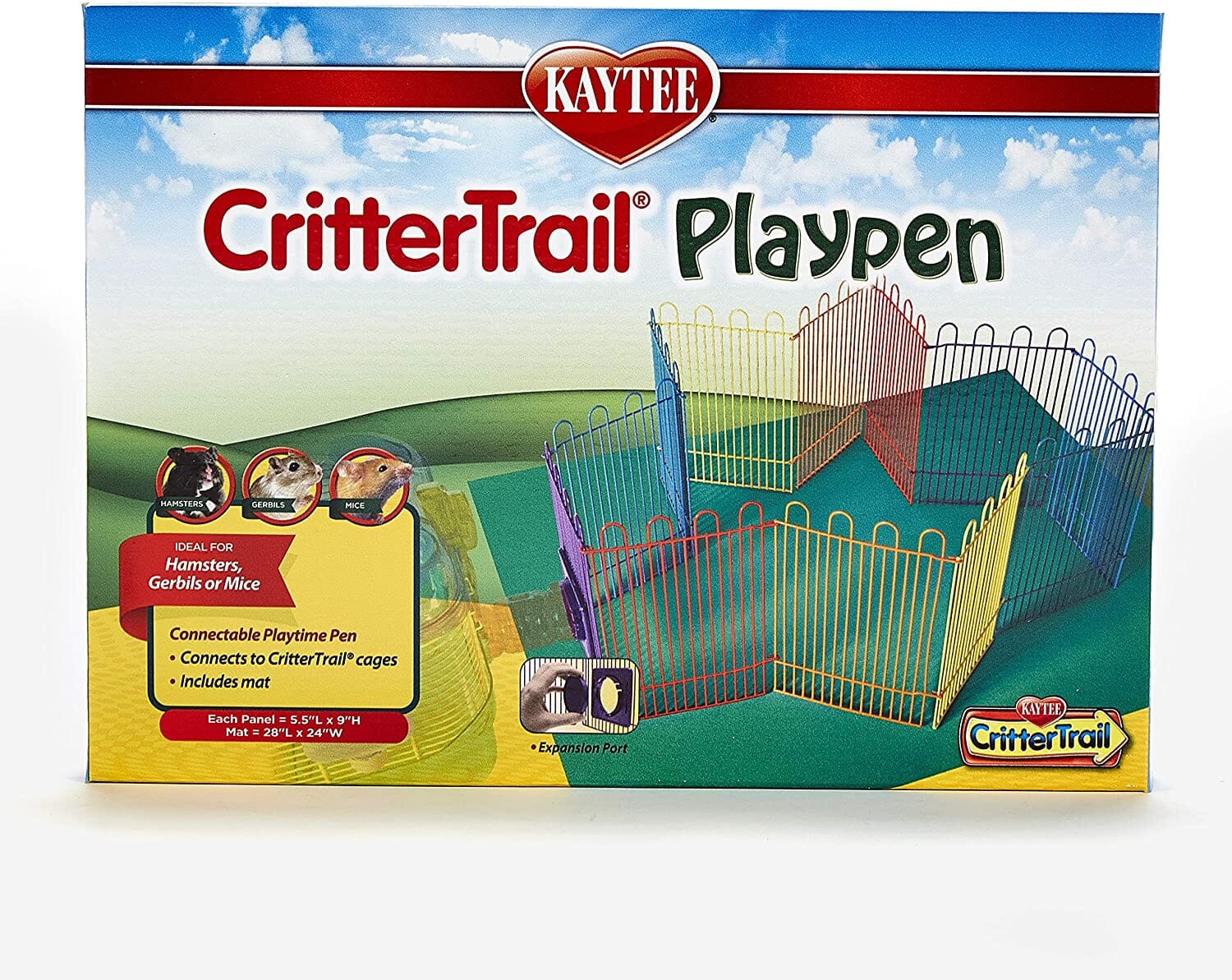 Kaytee CritterTrail Playpen With Mat  