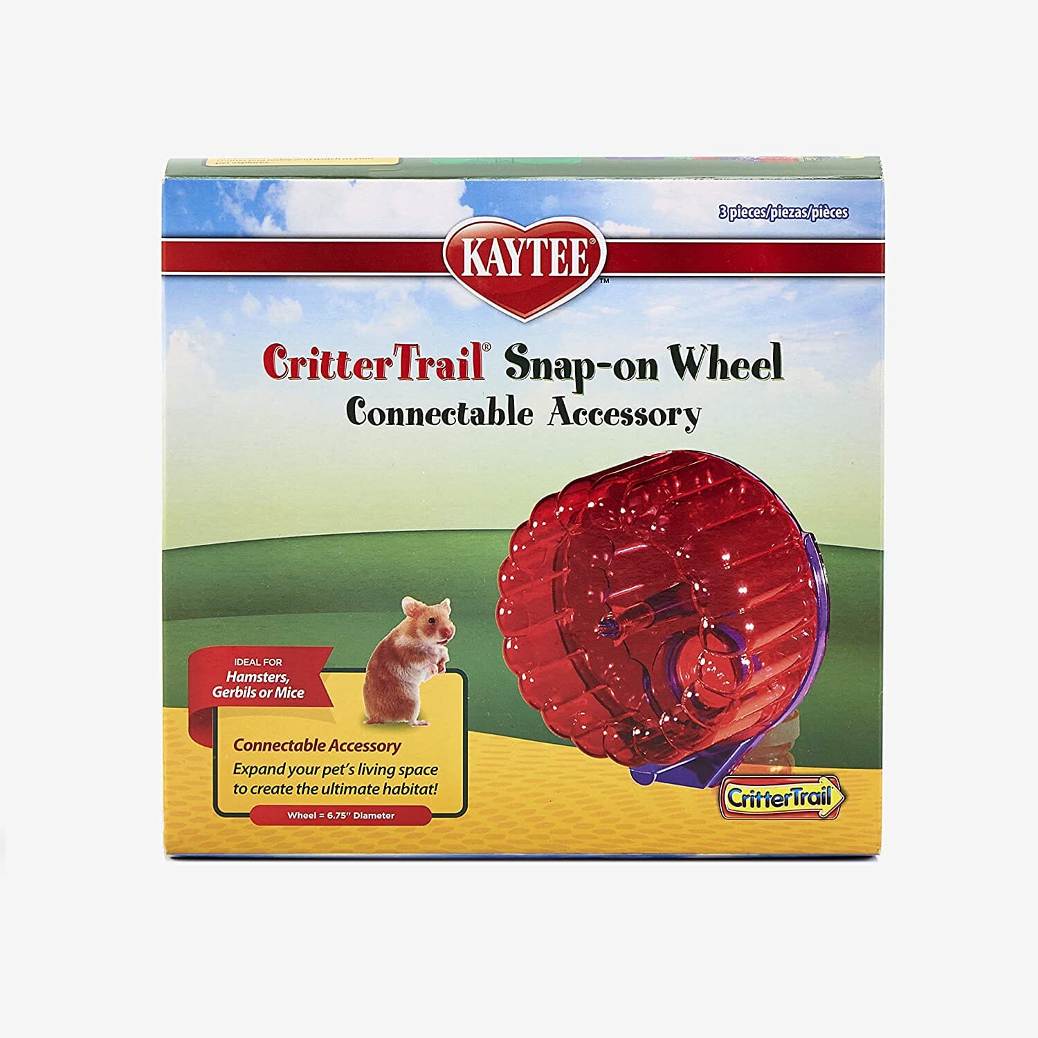 Kaytee CritterTrail Snap-On Comfort Wheel  