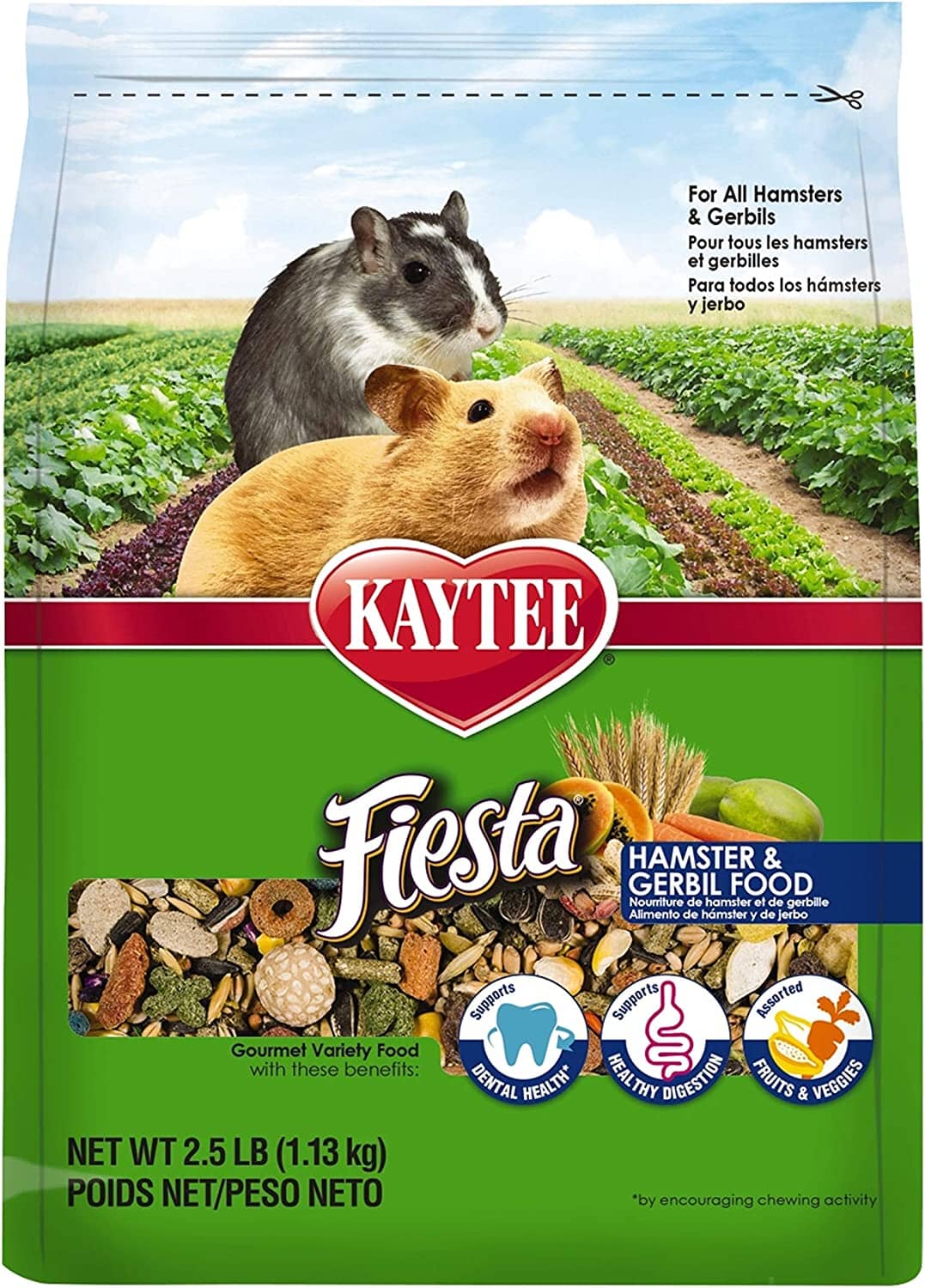 Kaytee Fiesta Hamster and Gerbil Food - 2.5 lb  