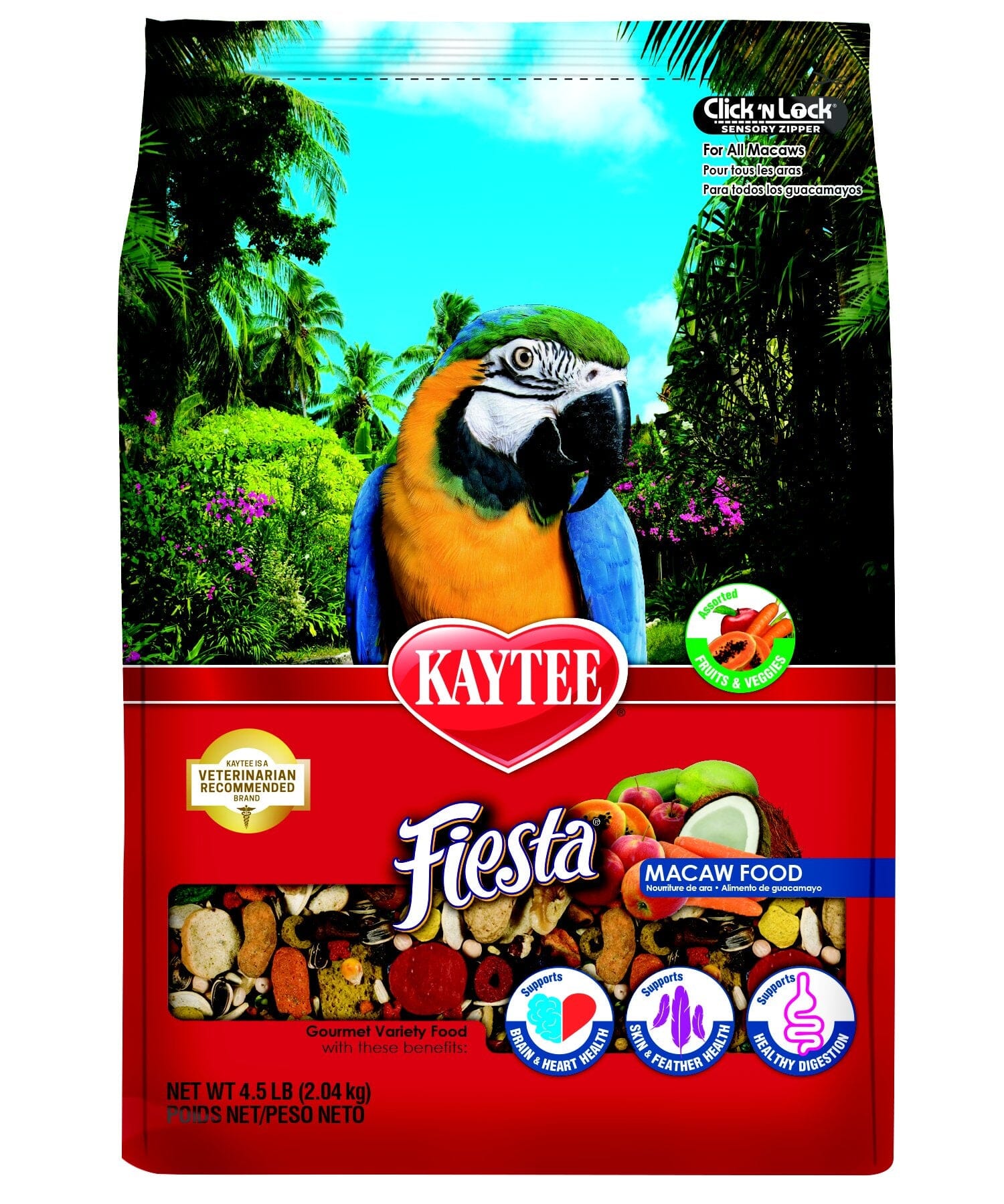 Kaytee Fiesta Macaw Bird Food - 4.5 lb  