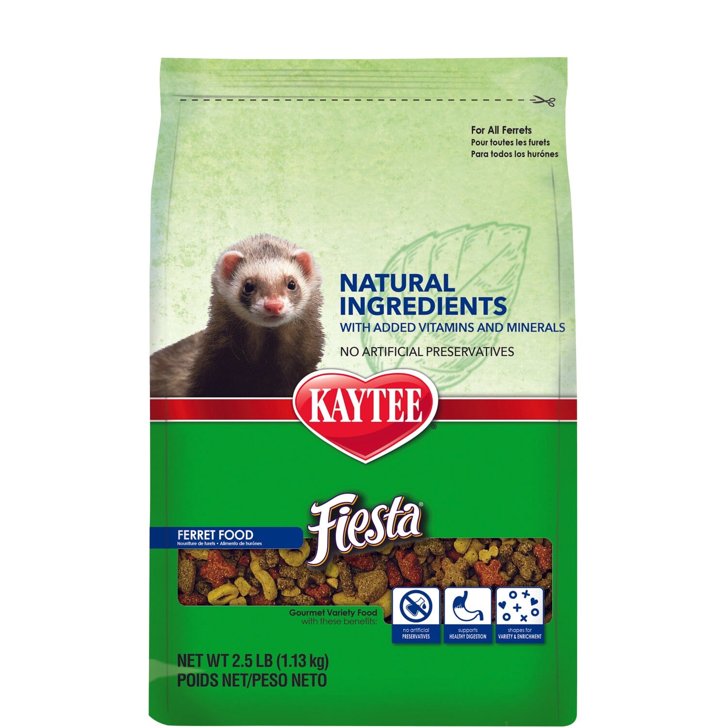 Kaytee Fiesta Natural Ferret - 2.5 lb  