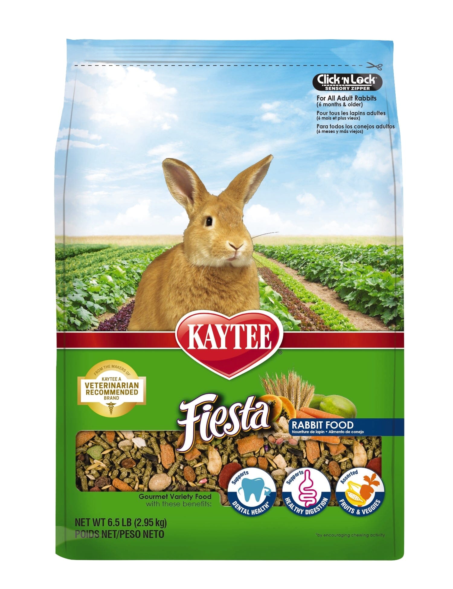 Kaytee Fiesta Rabbit Food - 6.5 lb  