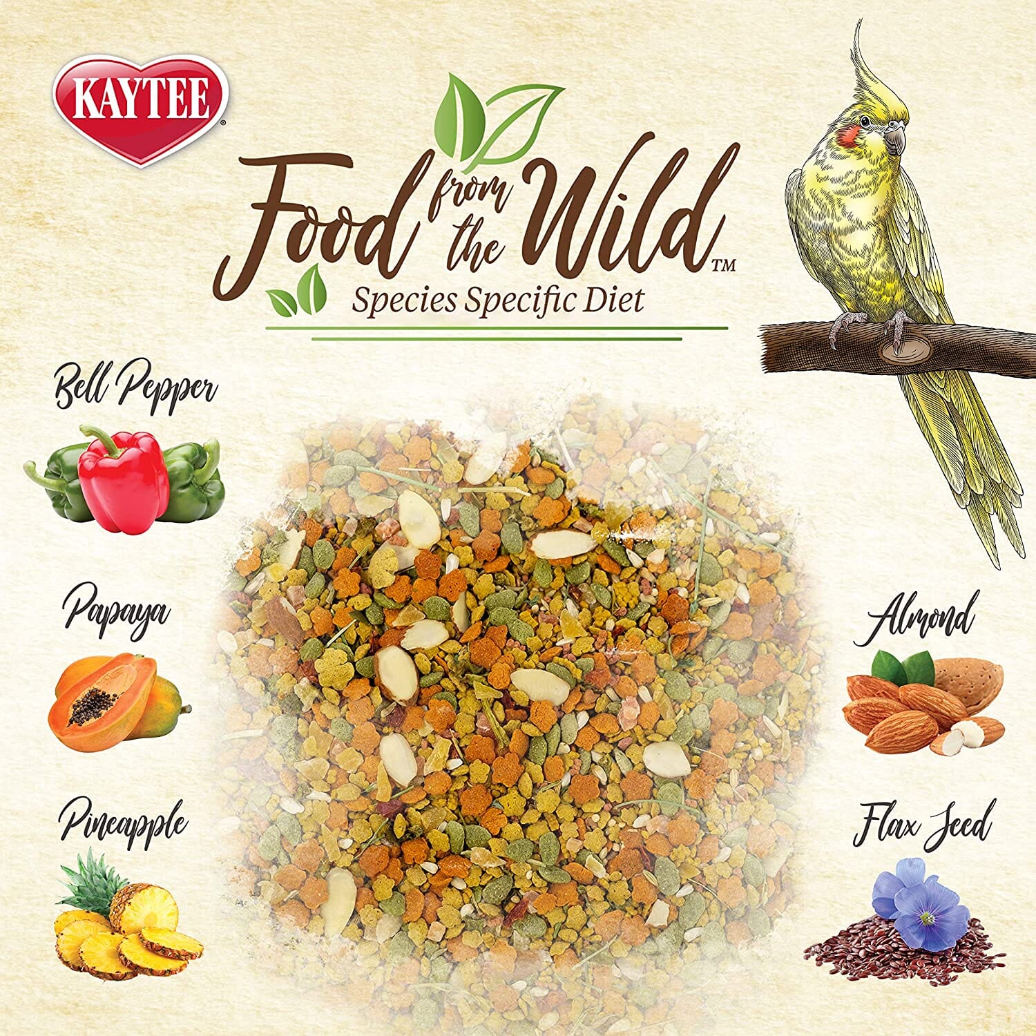 Kaytee Food from the Wild Cockatiel - 2.5 lb  