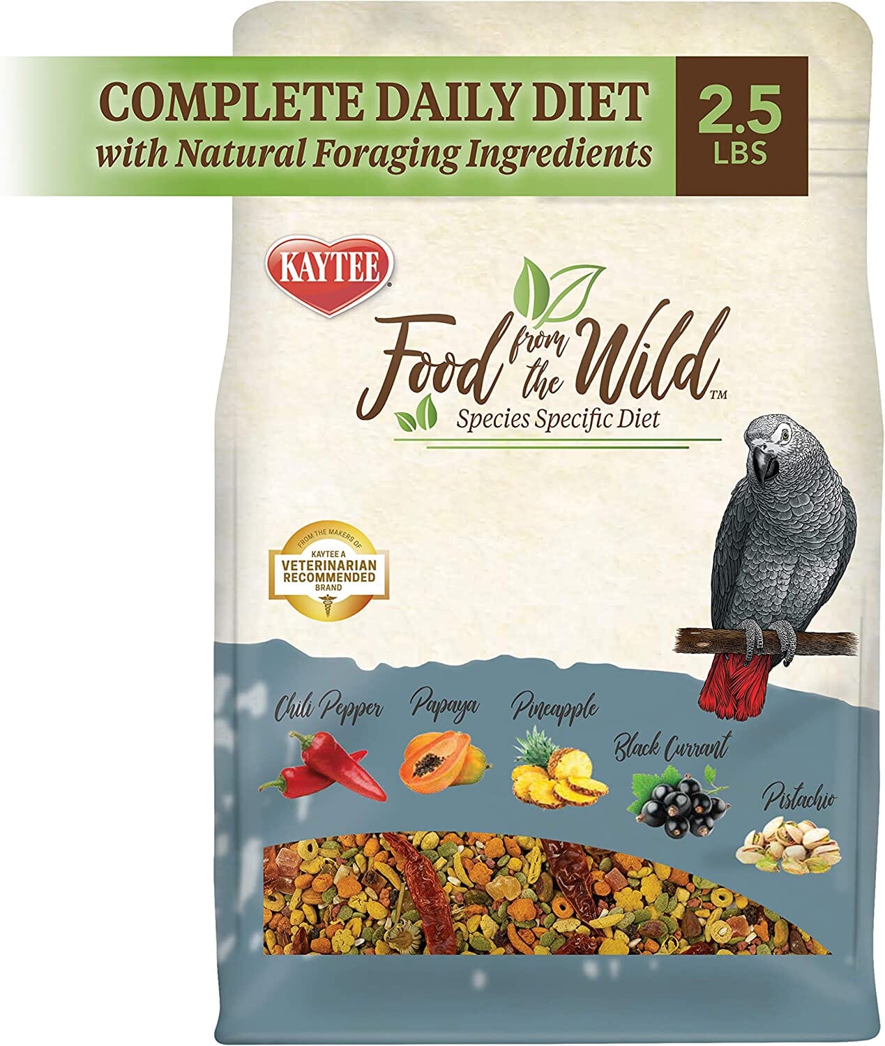 Kaytee Food from the Wild Parrot - 2.5 lb  
