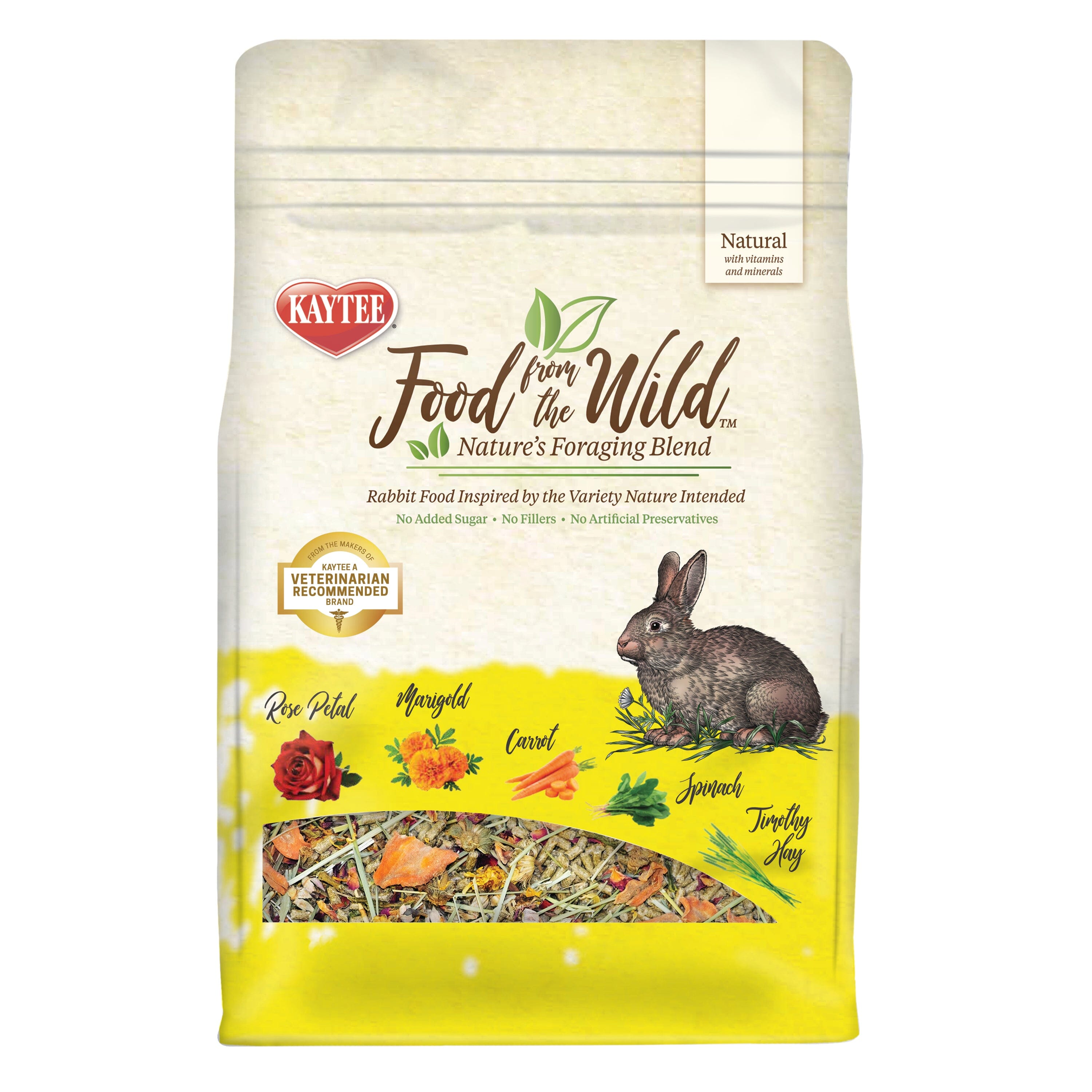 Kaytee Food From The Wild Rabbit - 4 lb  