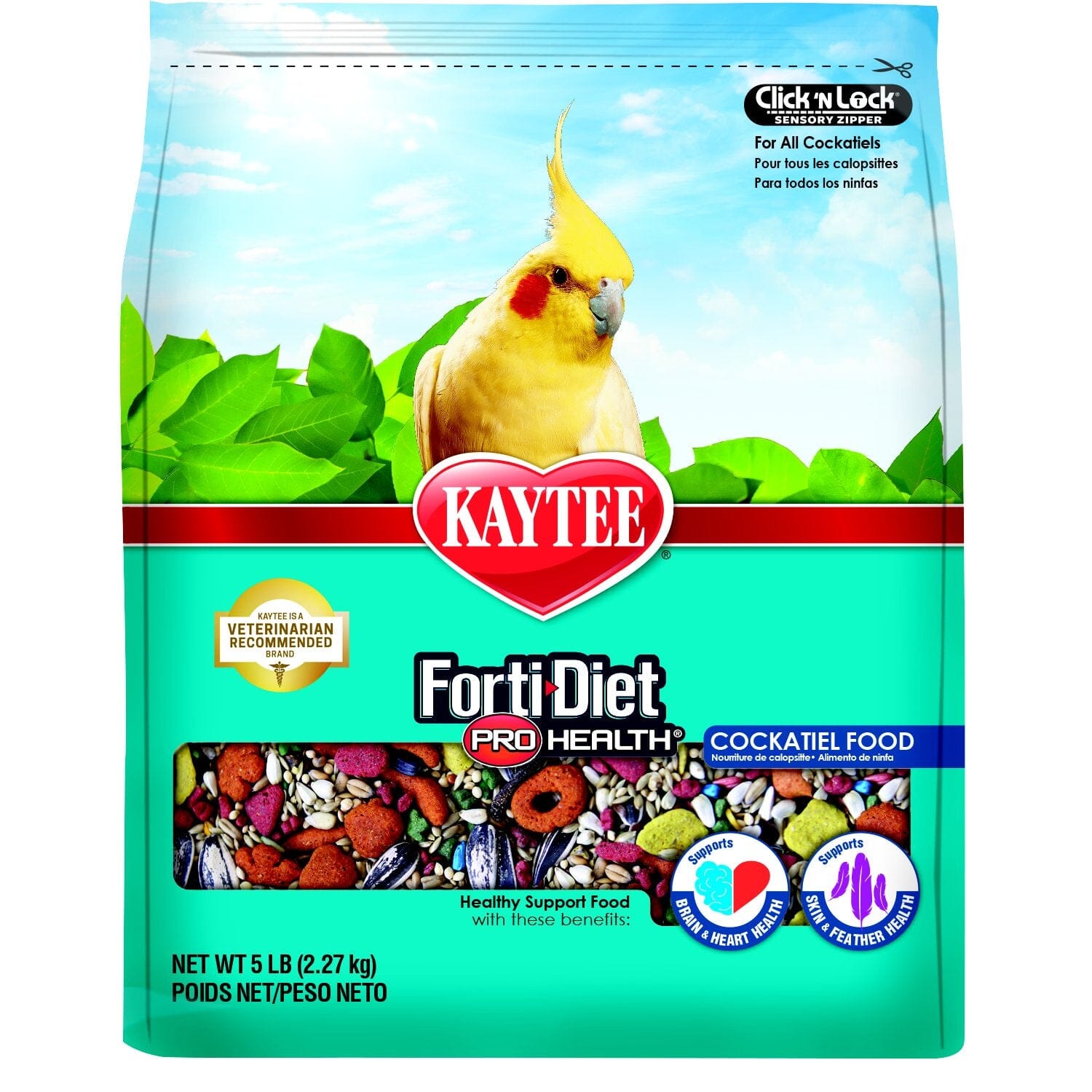 Kaytee Forti-Diet Pro Health Cockatiel Food - 5 lb  