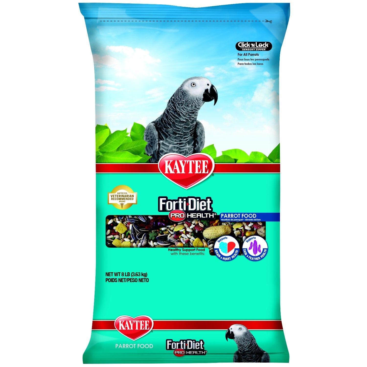 Kaytee Forti-Diet Pro Health Parrot Food - 8 lb  