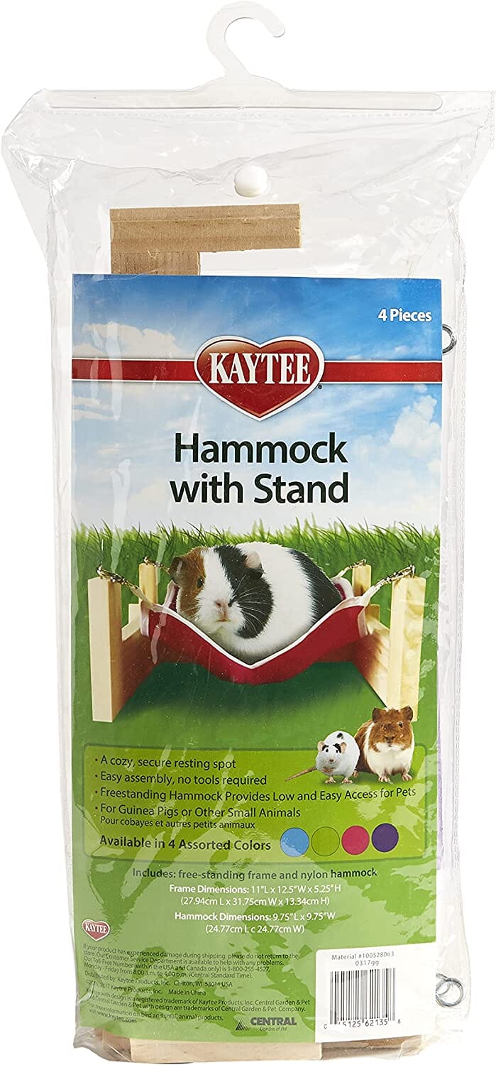Kaytee Hammock with Stand - 11 in X 12.5 in X 5.25 in  