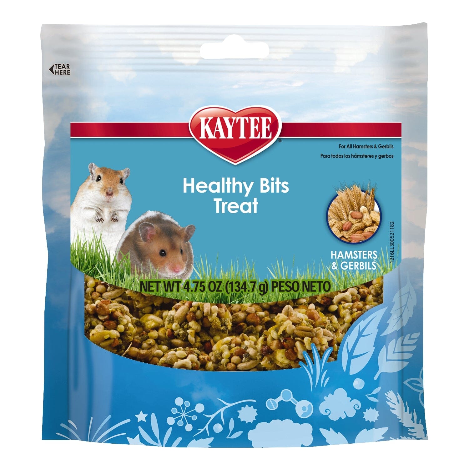 Kaytee Healthy Bits Treat -- Hamster & Gerbil - 4.75 Oz  