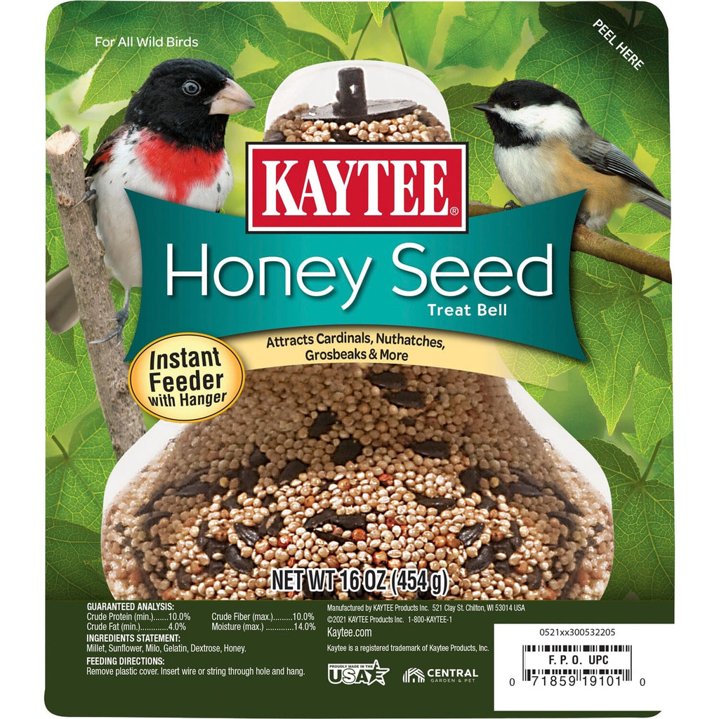 Kaytee Honey Bird Seed Treat Bell - 1 lb  