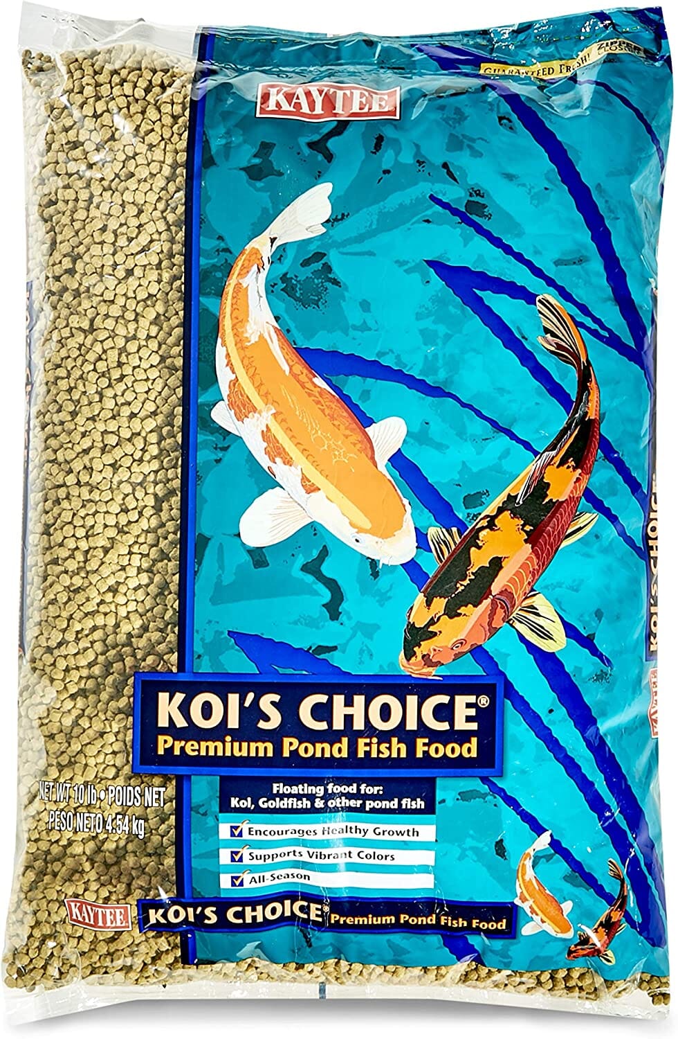 Kaytee Koi's Choice Koi Floating Fish Food - 10 Lb Bag  