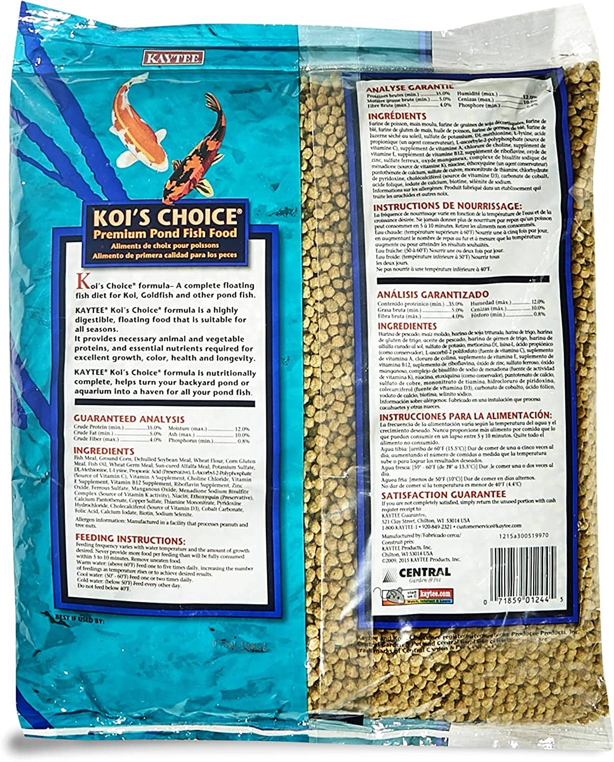 Kaytee Koi's Choice Koi Floating Fish Food - 3 lb  