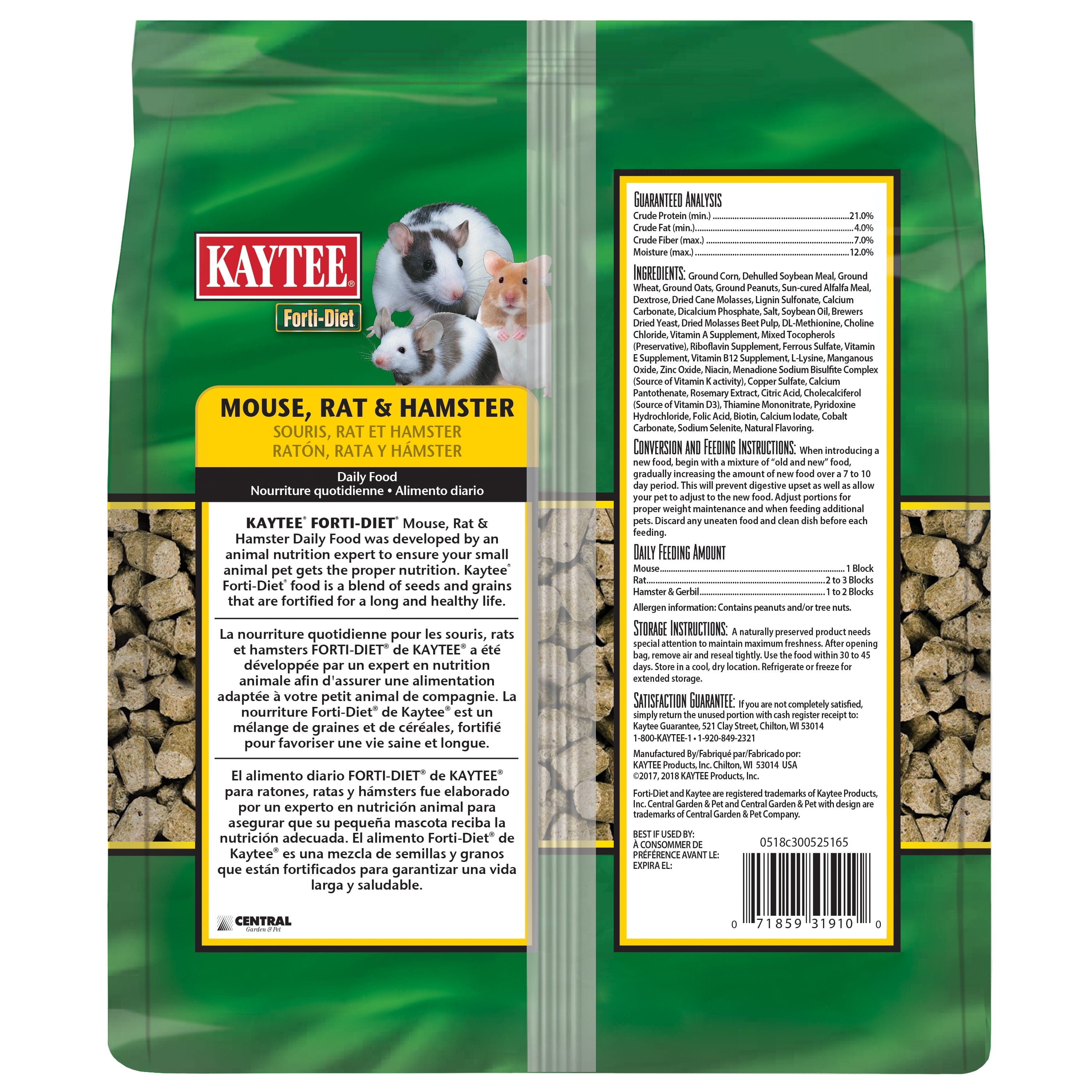 Kaytee Mouse And Rat - 2 lb  