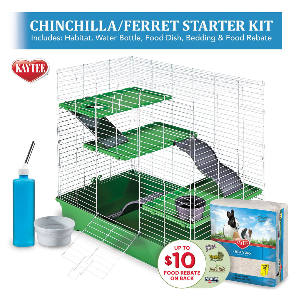 Kaytee My First Home Ferret or Chinchilla Starter Kit - 30 in X 18 in X 29 in  