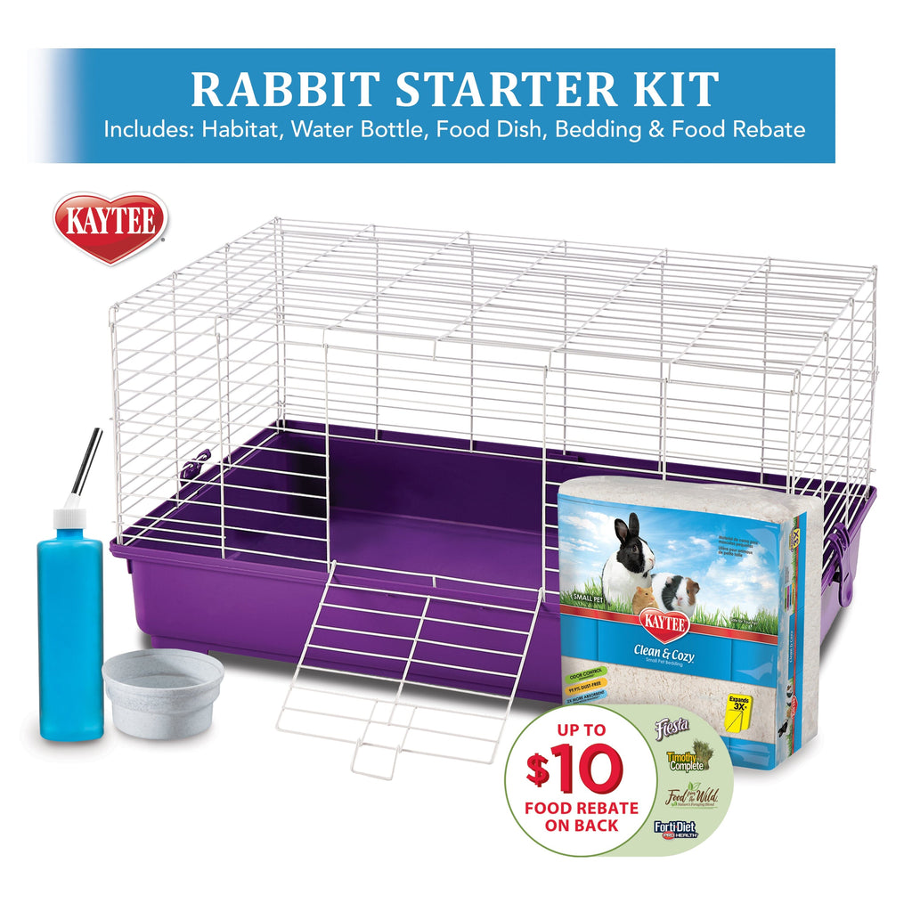 Kaytee My First Home Rabbit Starter Kit - 30 in X 18 in X 16.5 in  