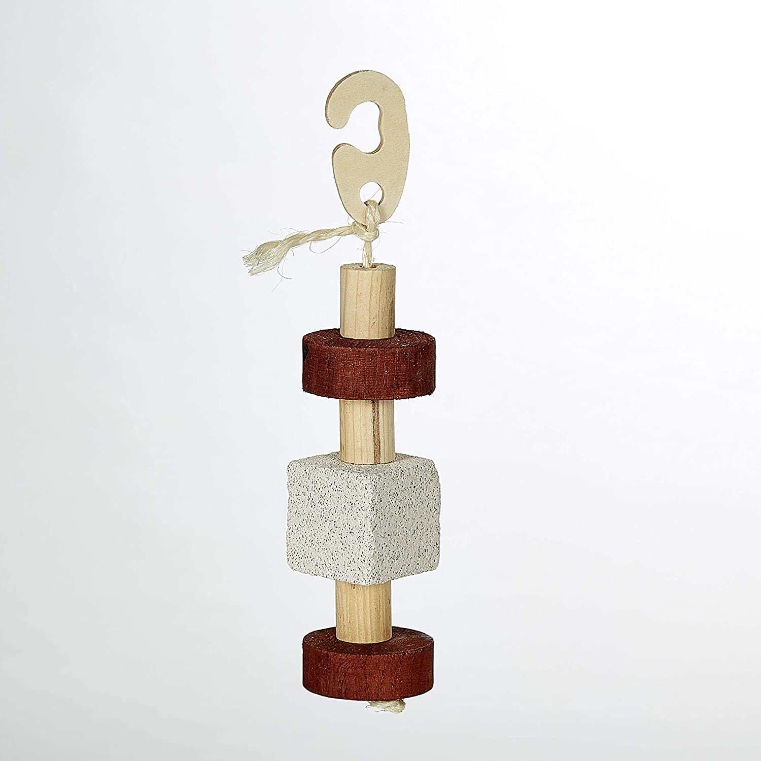 Kaytee Natural Lava 'n Wood Hanging Toy - 2 in X 2.5 in X 11 in  