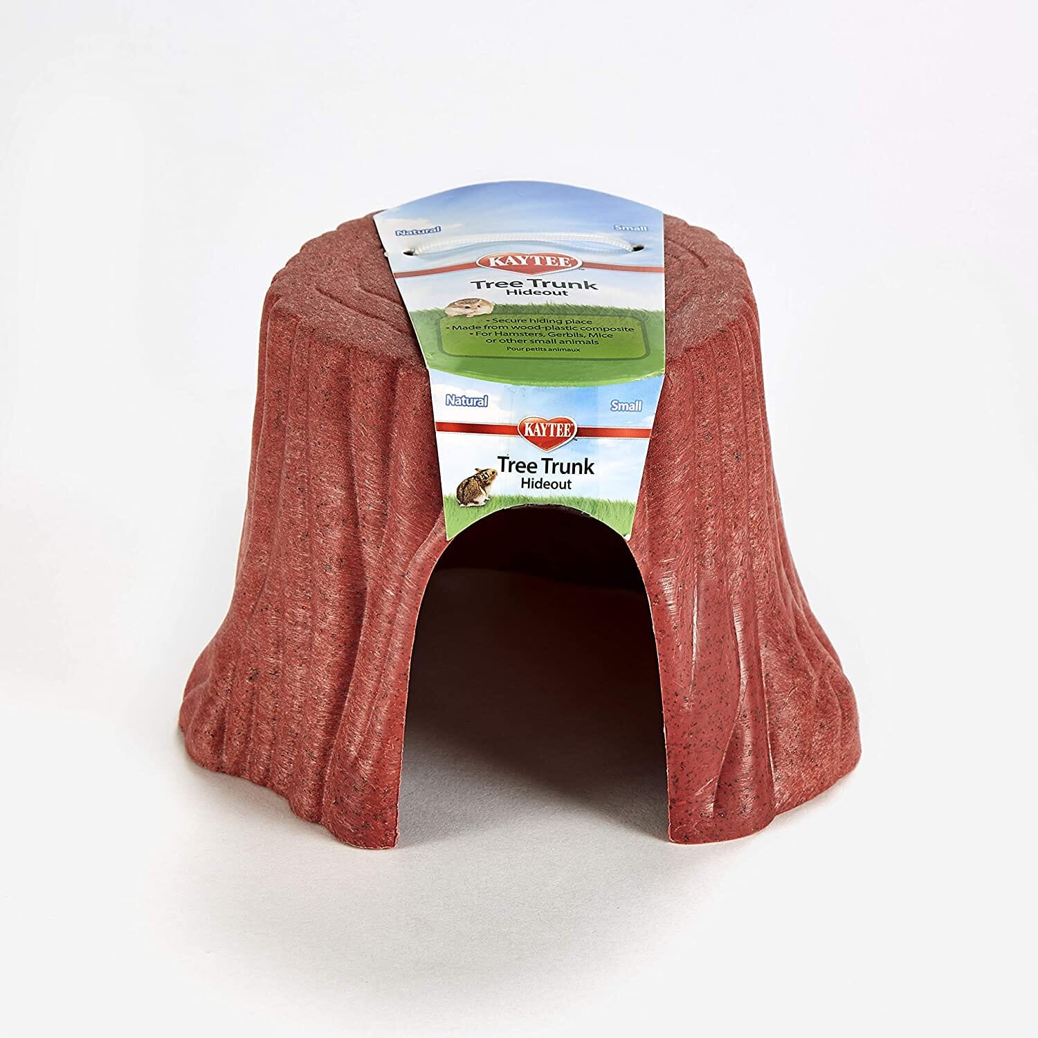 Kaytee Natural Tree Trunk Hideout Brown - Small  