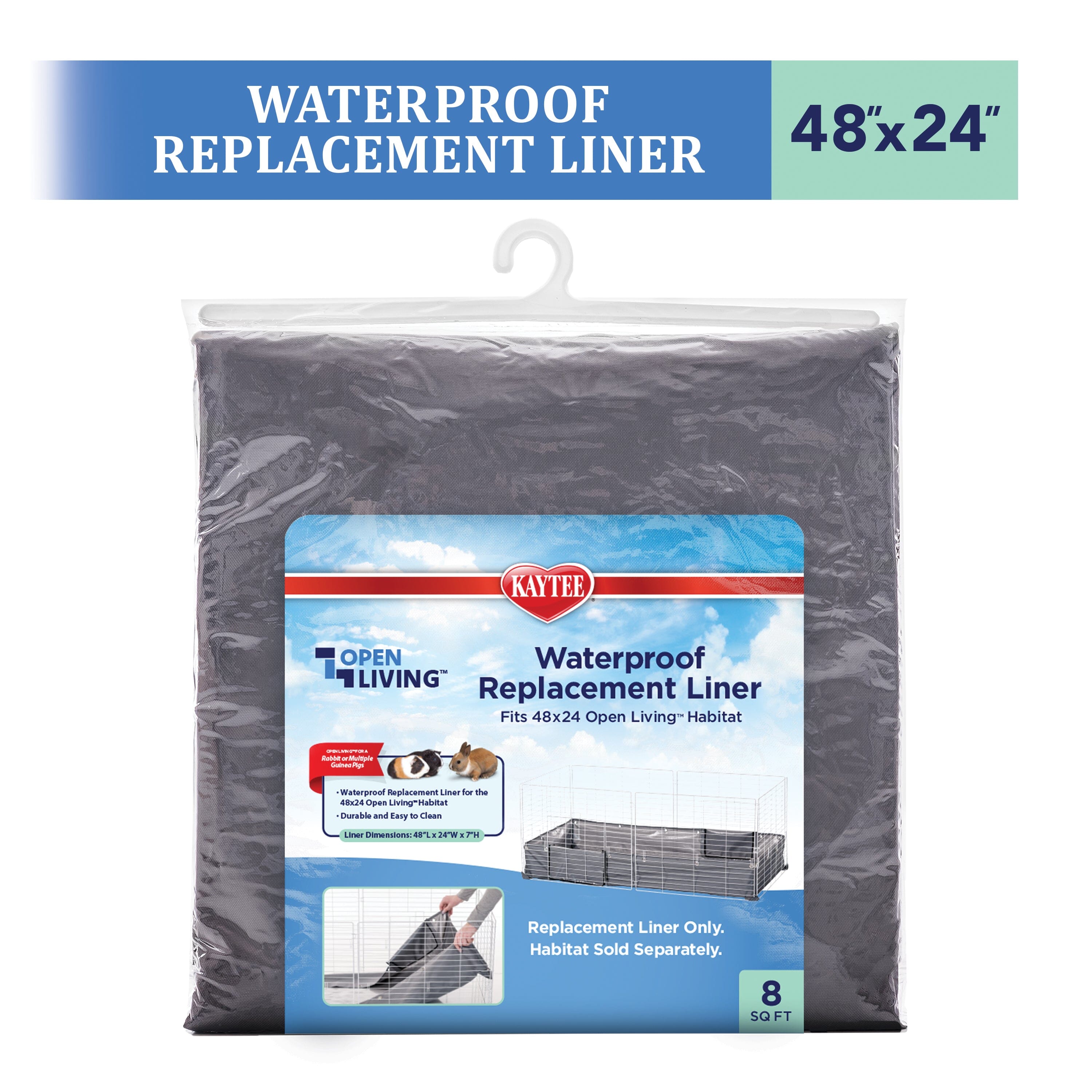 Kaytee Open Living Replacement Liner - 48 in X 24 in  