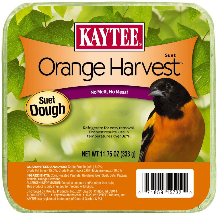 Kaytee Orange Harvest Suet Dough - 11.75 Oz  