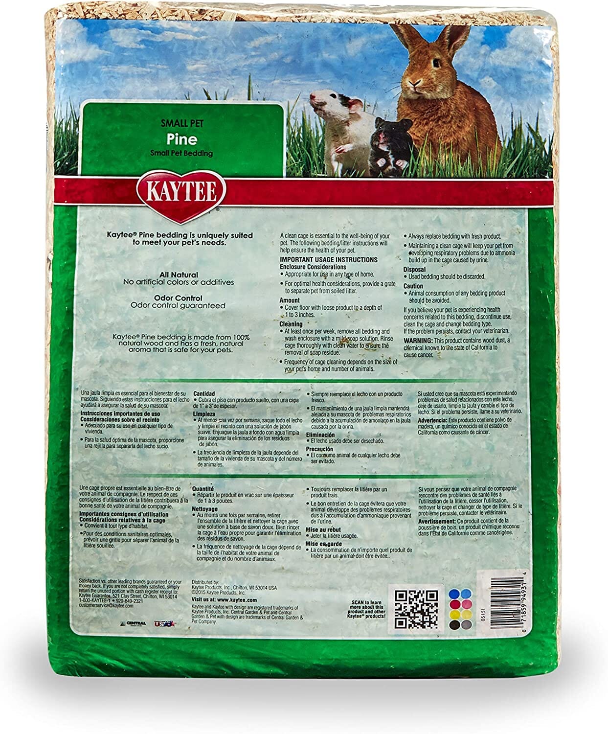 Kaytee Pine Bedding & Litter - 3200 cu in  