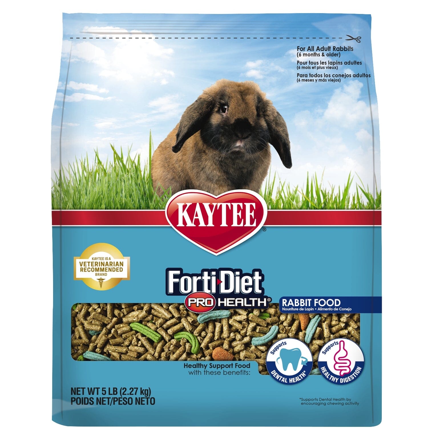 Kaytee Pro Health Adult Rabbit Food - 5 lb  