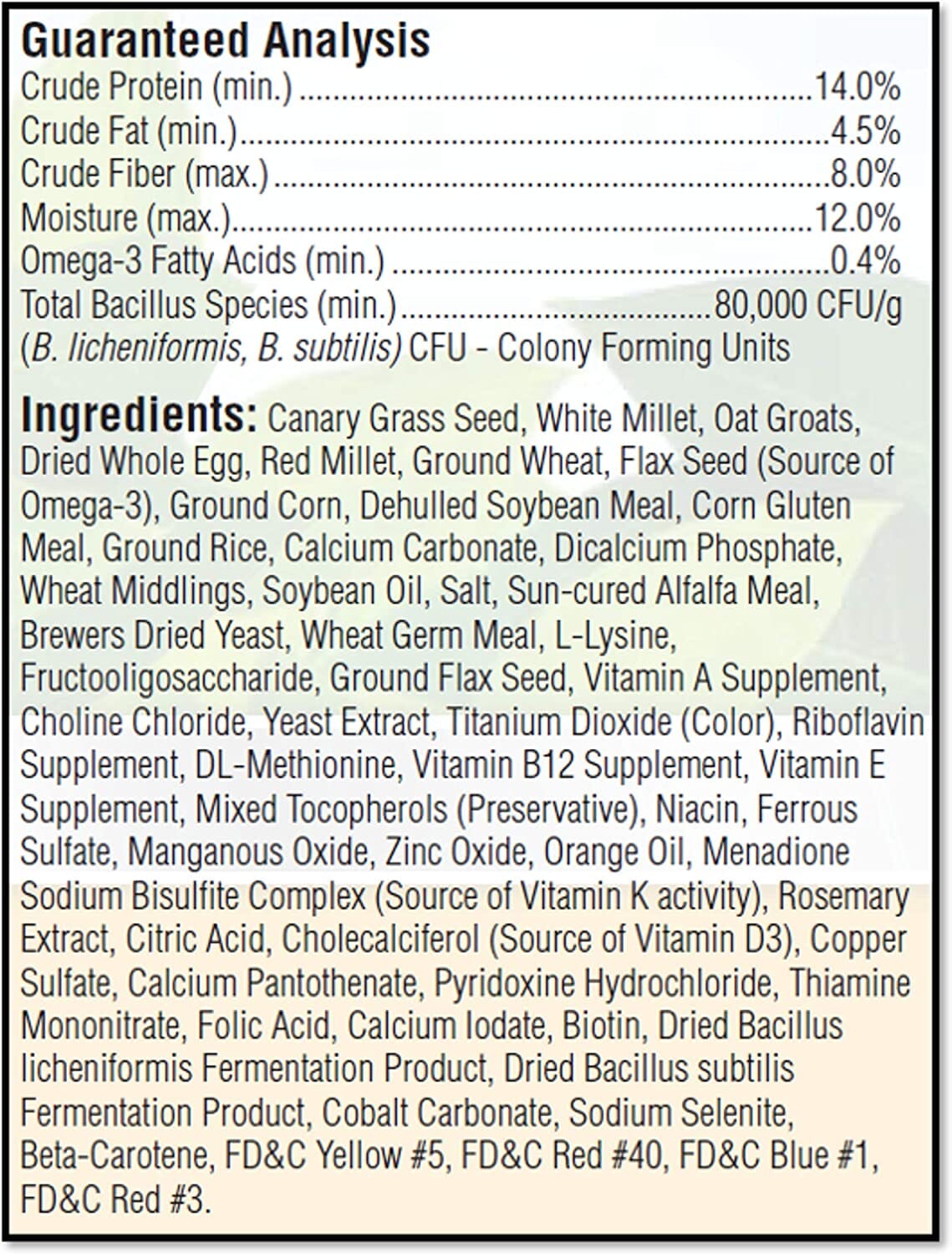 Kaytee Pro Health Egg-Cite! Food Cockatiel - 5 lb  