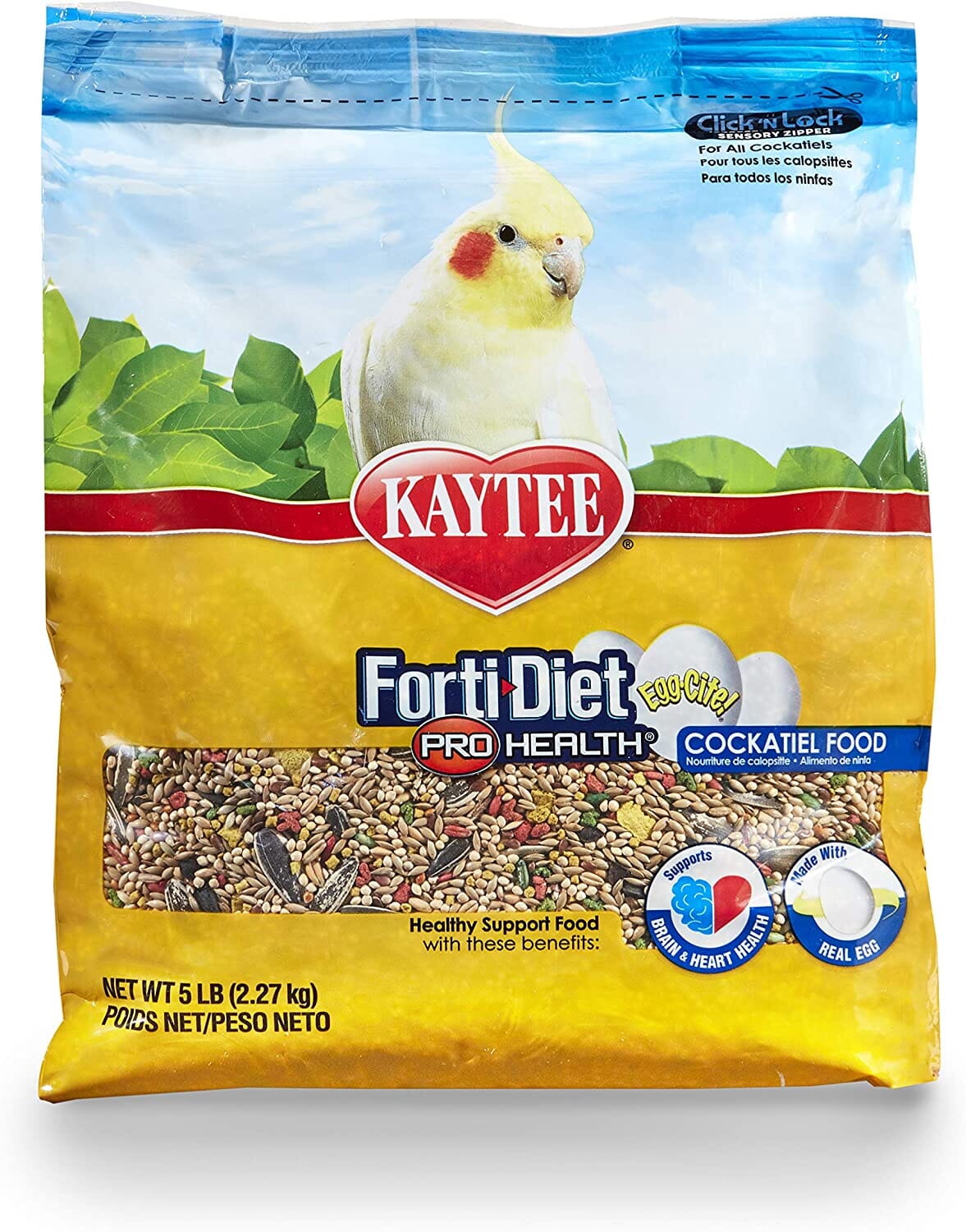 Kaytee Pro Health Egg-Cite! Food Cockatiel - 5 lb  