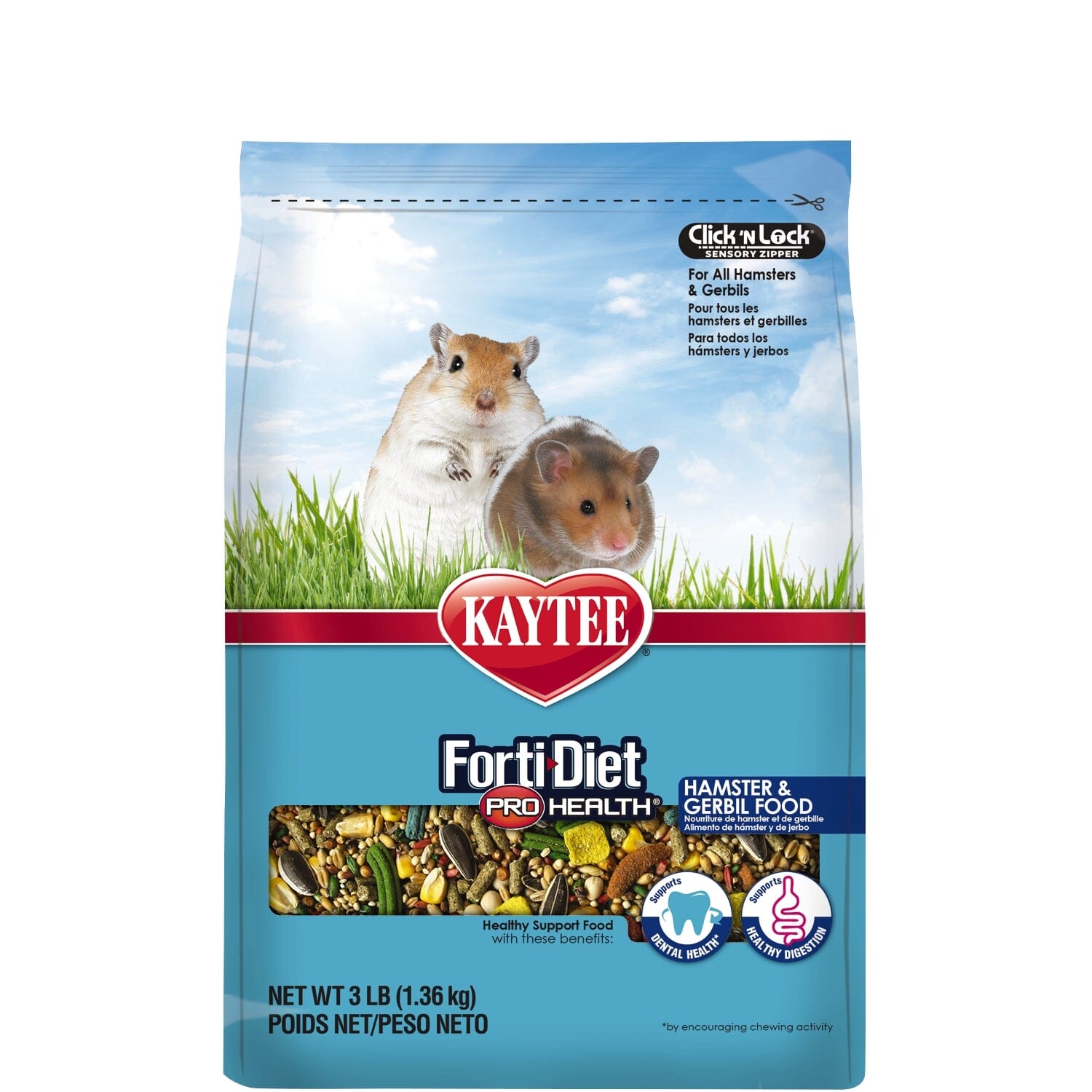 Kaytee Pro Health Hamster and Gerbil Food - 3 lb  